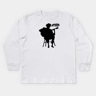 Blues John Lee Hooker Kids Long Sleeve T-Shirt